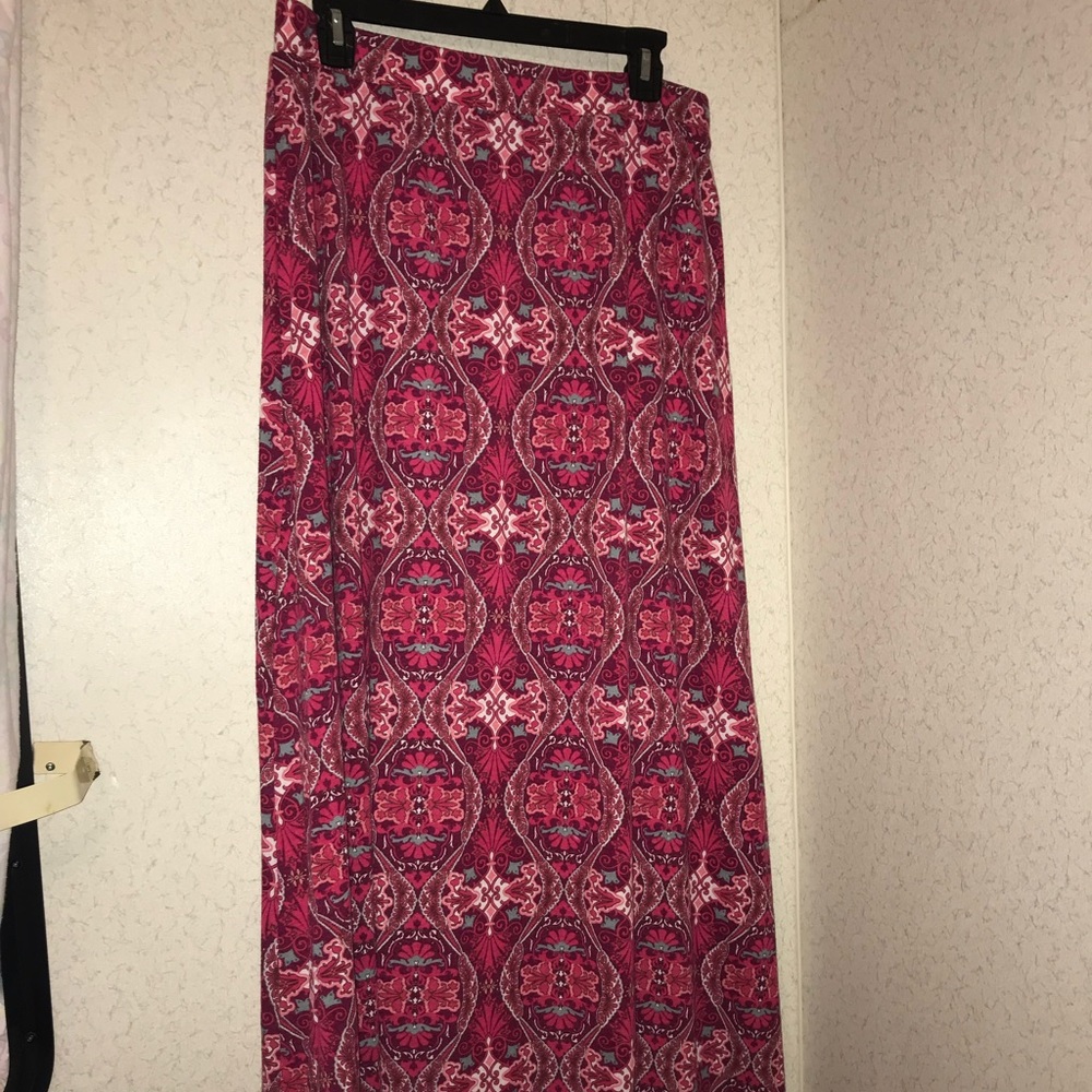 Hot Pink Maxi Skirt
